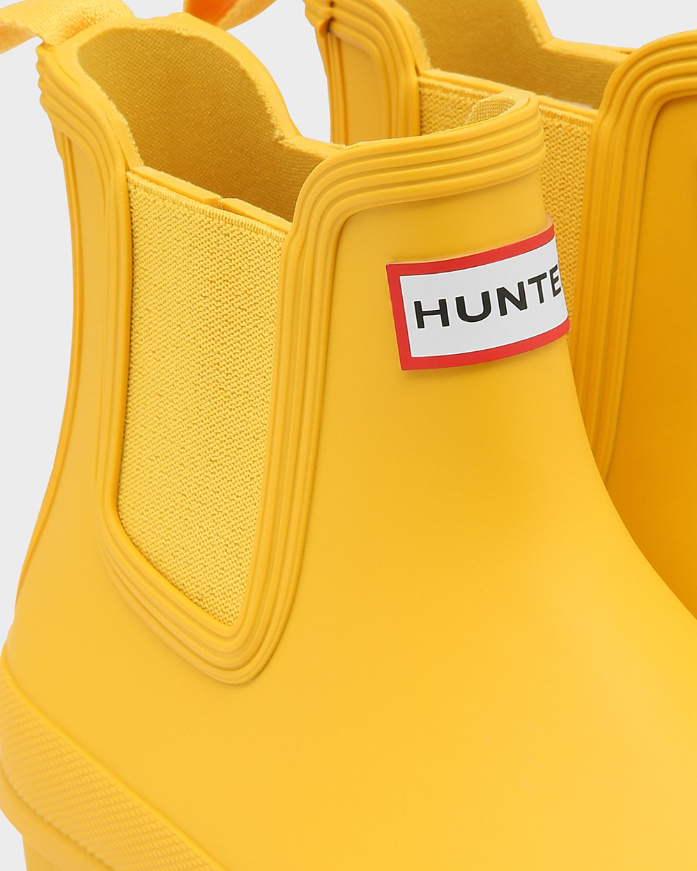 Chelsea Boots Dames - Hunter Original - Geel - 25JMQHCNE